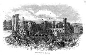 Mitchelstown Castle, gegraveerd door D. Small door George Butterworth